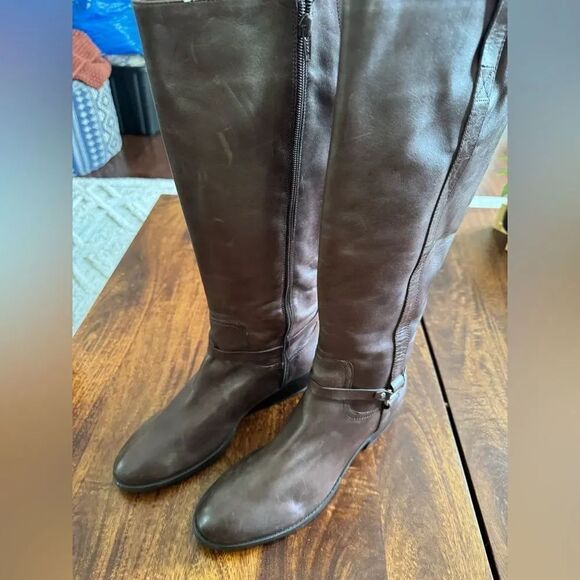 Ralph Lauren Shoes - Ralph Lauren MARLA riding boots BROWN LEATHER Sz 11